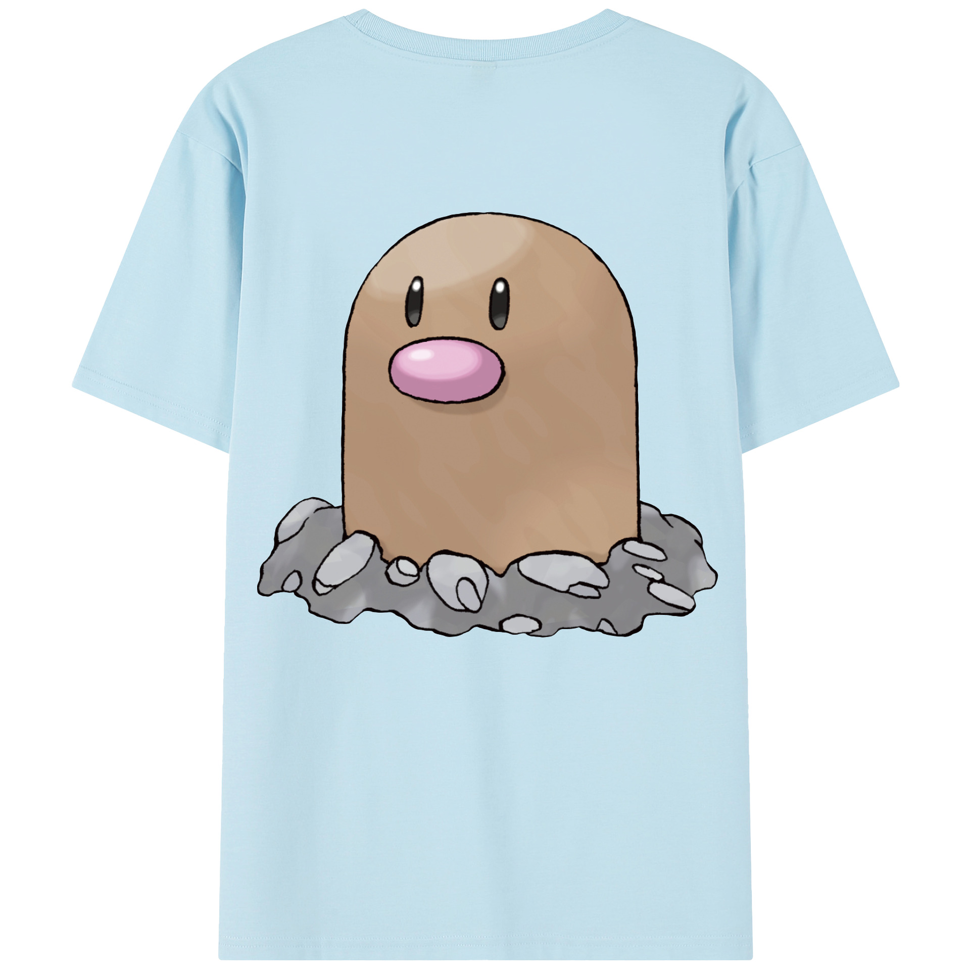 （画像用） ポケットモンスター Pokémon 綿100％半袖Tシャツ（背面プリント）